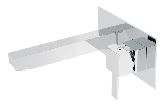 S7007227 Nova Cube Wall Mounted Basin Mixer CP 