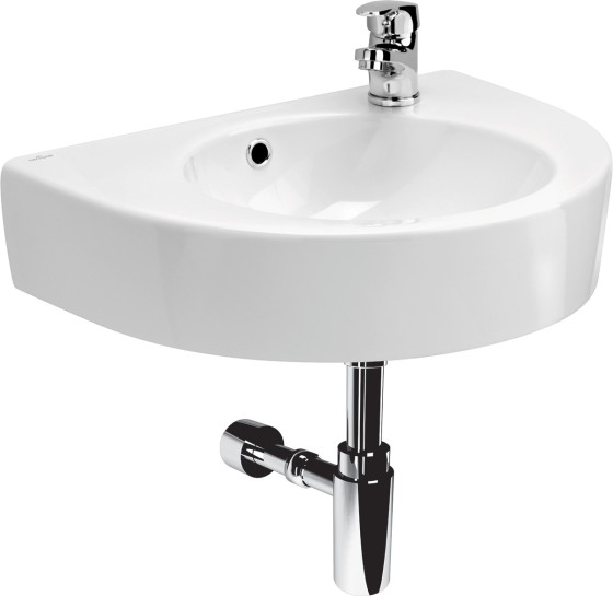S7005822 Life Right Hand Basin with 1 Taphole 55cm