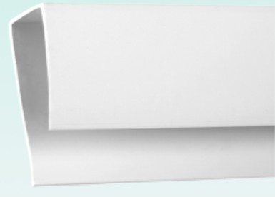 Allure Shower Wall Panel PVC Edge Trim White 2400mm 