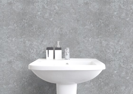 Allure PVC Shower Wall Panel T&G Grey Concrete Matt 2400x1000x10mm