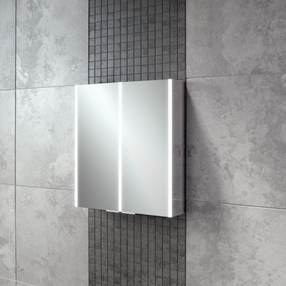 Xenon Double Door Mirror Cabinet 7xmm