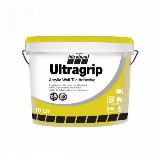 Nicobond Ultragrip Ready Mixed Tile Adhesive15kg