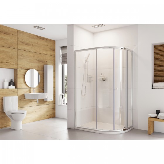 Astro Two Double Door Offset Quadrant 900 x 800mm