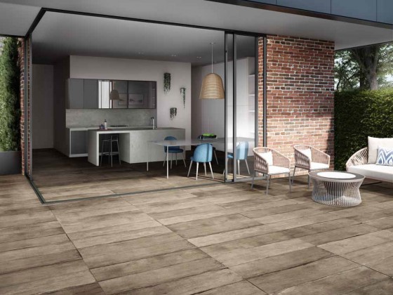Chateau Wood Tobacco Floor Tile 300x1200x20mm