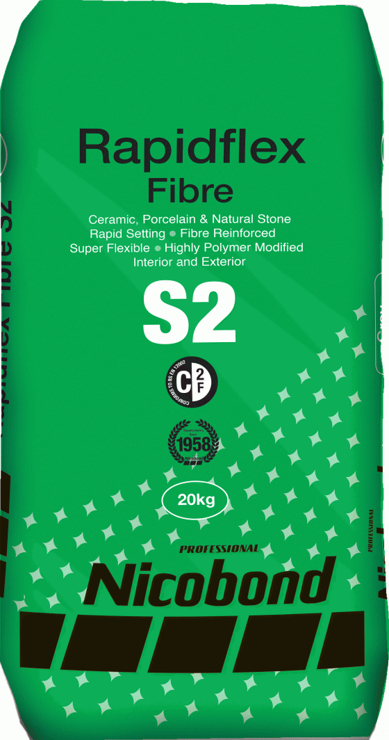 Nicobond Rapidflex Fibre S2 Grey 20kg
