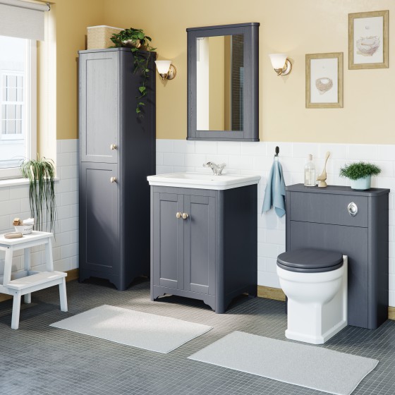 Heritage Mirror Indigo Ash 782x589mm