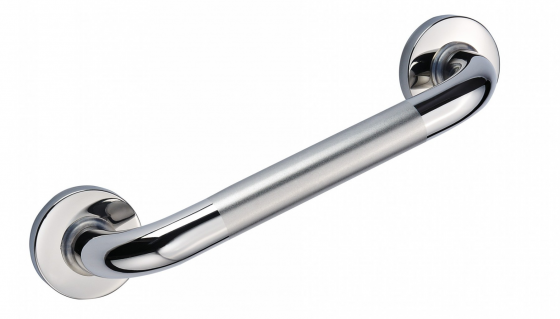 Ridder Comfort Bathtub Rail, Approx. 30 cm, Polished Stainless Steel With Anti-Slip Surface