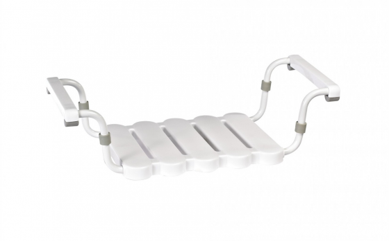 Ridder Comfort Bathtub Seat With White Frame.  Dimensions Seat: Approx. 40 X 31 cm Adjustable 50-63.5cm