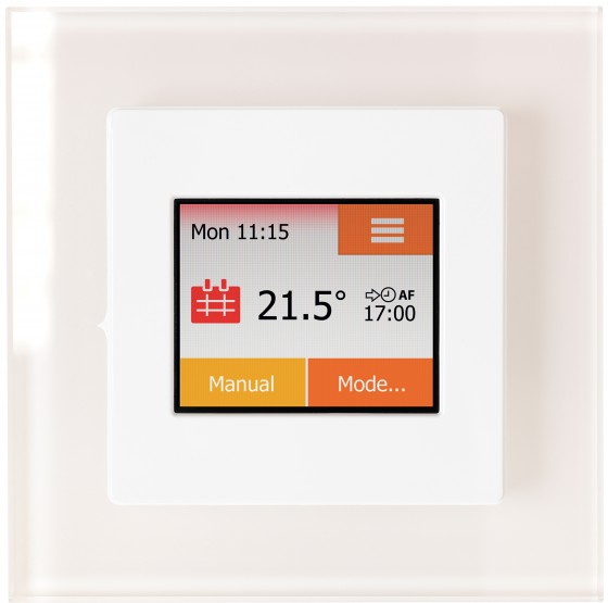 Nicobond Touchscreen Thermostat Conversion Kit White Glass