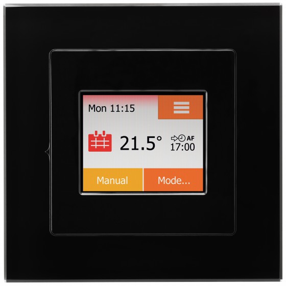 Nicobond Touchscreen Thermostat Conversion Kit Black Glass