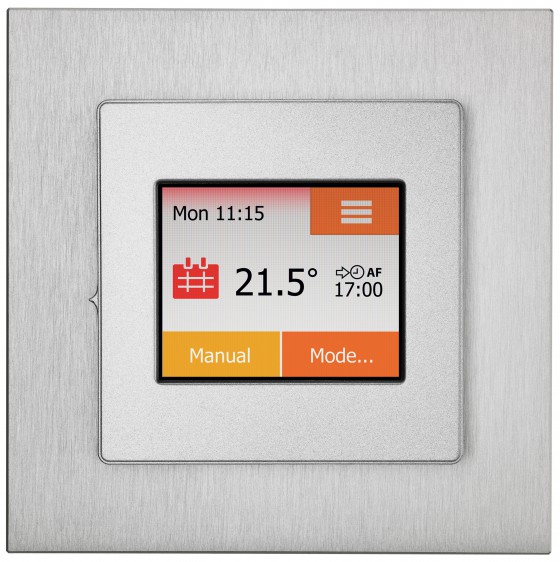 Nicobond Touchscreen Thermostat Conversion Kit Brushed Aluminium