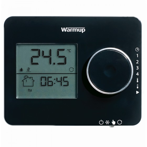 Warmup Tempo Digital Thermostat Black