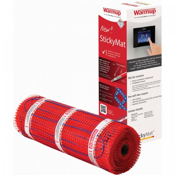 Warmup 150w/m2 Stickymat Undertile Heating Mat 1m2 SPM1