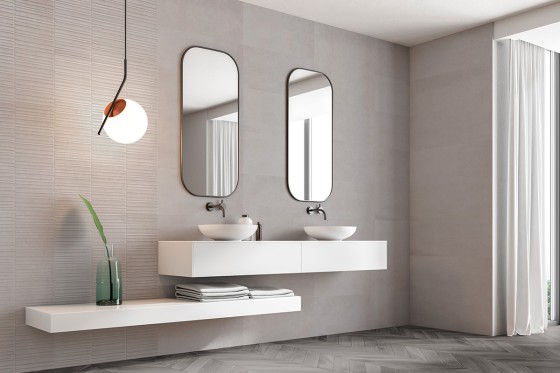 Ascend Grey Decor Ceramic Wall Tile 300x600mm