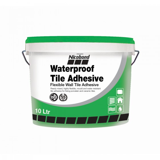Nicobond Waterproof Ready Mixed Tile Adhesive 15kg