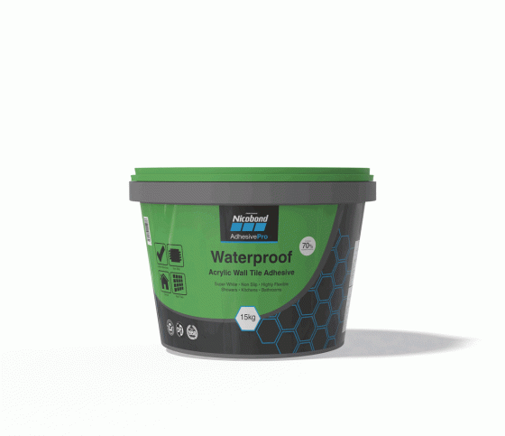 Nicobond Waterproof Ready Mixed Tile Adhesive 15kg
