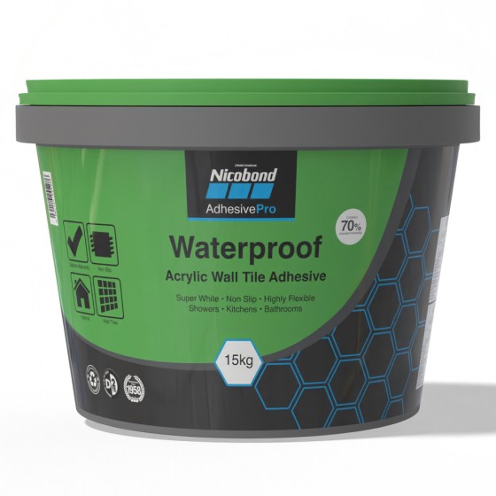 Nicobond Waterproof Ready Mixed Tile Adhesive 15kg