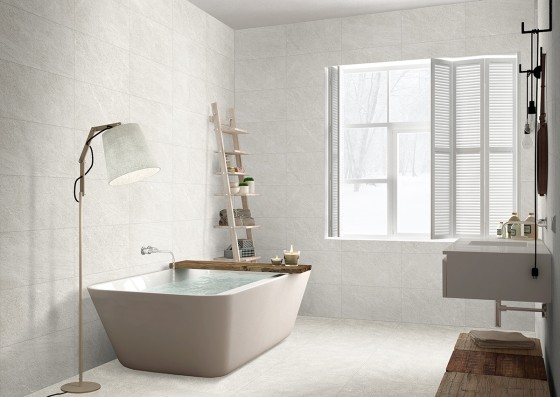 Syncro White Plain Rectified Ceramic Wall Tile 300x600mm