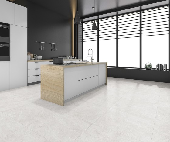Syncro White Plain Rectified Porcelain Floor and Wall Tile 600x600mm