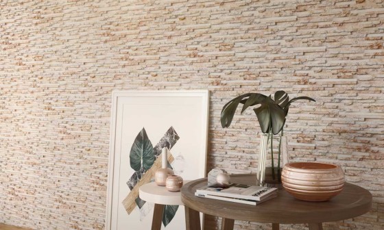 3D Stone Sand Porcelain Wall Tile 170x520mm