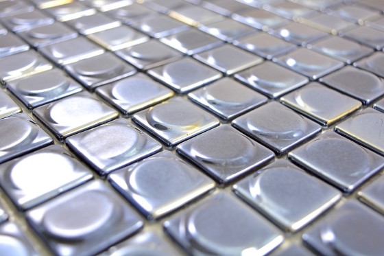 Mosaic Dream Silver Ceramic Wall Tile 315x315mm