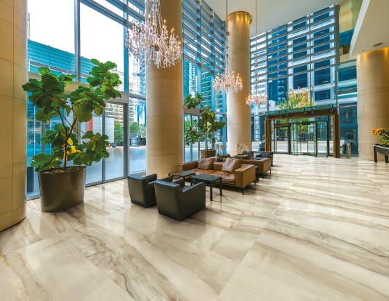 Lavish AW4 Beige Onyx Porcelain Floor and Wall Tile 600x1200x10mm