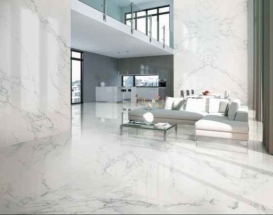 Lavish SM6 Statuario Porcelain Floor and Wall Tile 600x1200x10mm