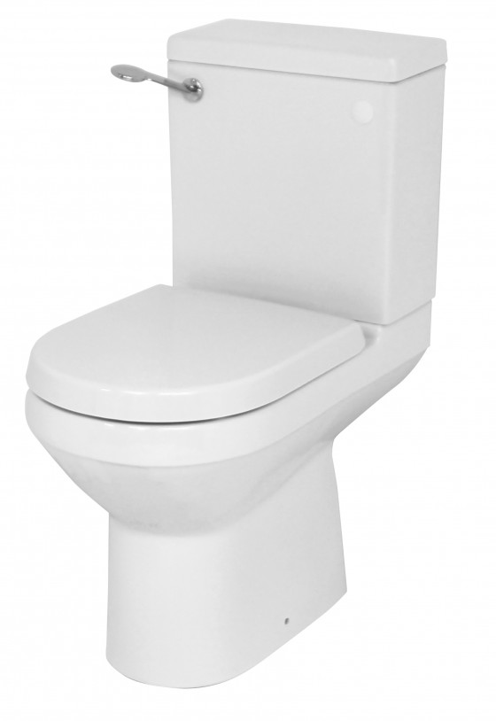 Vogue Close Coupled, Comfort Height, Suite with Soft Close Seat Lever Operated Flush