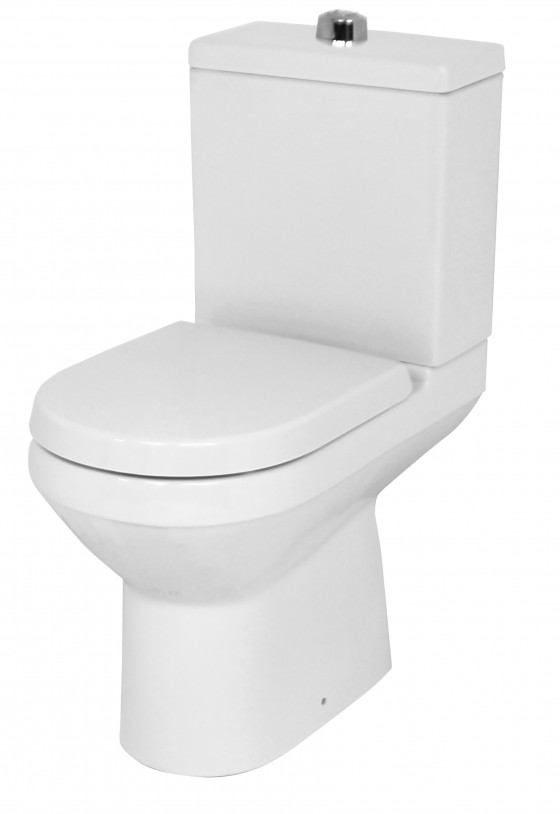 Vogue Close Coupled, Comfort Height, Suite with Standard Seat Push Button Flush