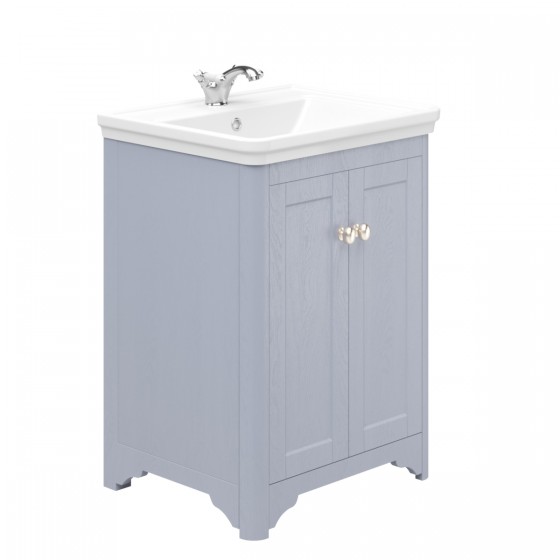 Heritage 60cm 2 Door Basin Unit Denim Ash