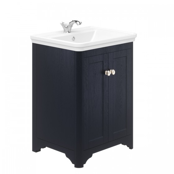 Heritage 60cm 2 Door Basin Unit Indigo Ash