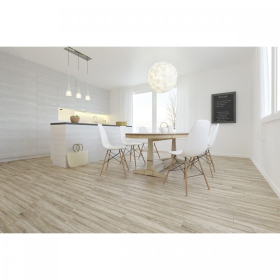 Wood Effect Cream Floor And Wall Tile