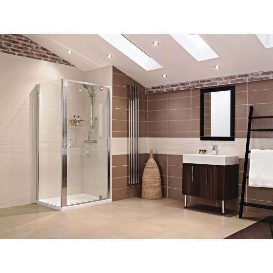 Enhance8 Pivot Door & Side Panel 900 x 900mm