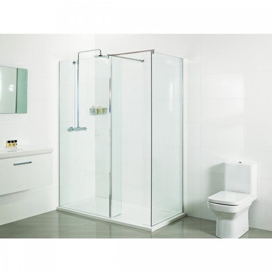 Enhance8 Wet Room End Panel 760mm wide