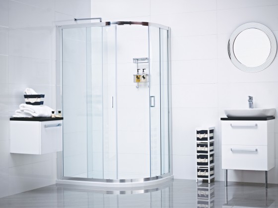 Enhance8 Double Door Quadrant 800 x 800mm