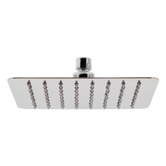 Slim Easy Clean Square Shower Head 200mm Square