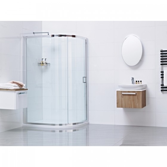 Enhance8 Single Door Offset Quadrant 1000 x 800mm