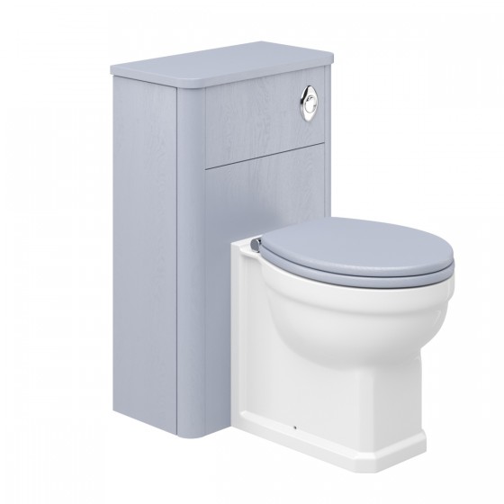 Heritage WC Unit Denim Ash & Concealed Cistern