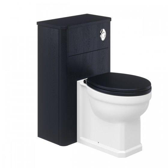 Heritage WC Unit Indigo Ash & Concealed Cistern