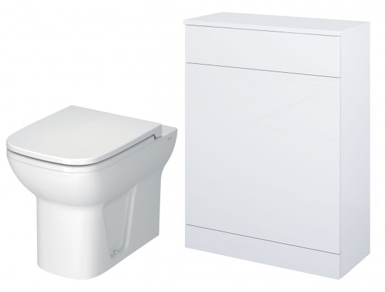 Embrace Back to Wall Pan, Appeal White WC unit & Concealed Cistern