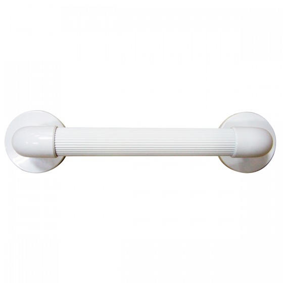 White Plastic Fluted Grab Rail 300mm