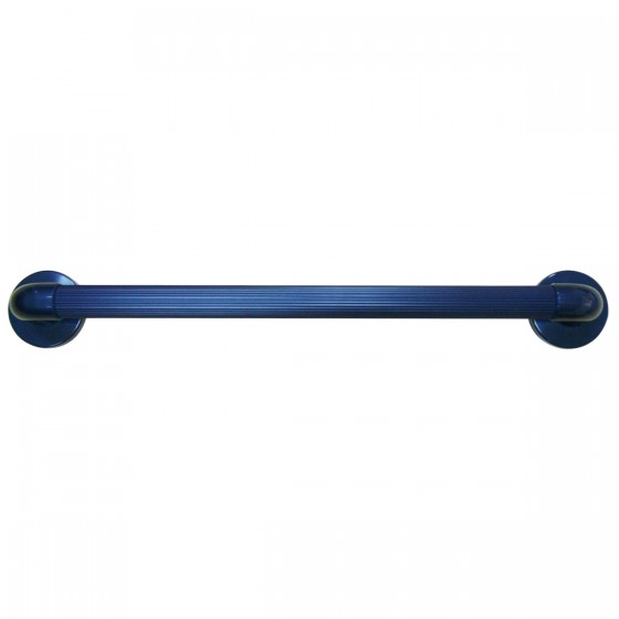 Blue Plastic Fluted Grab Rail 600mm