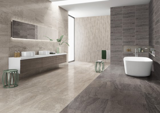 Geology Alabaster Porcelain Floor and Wall Tile 150x600mm