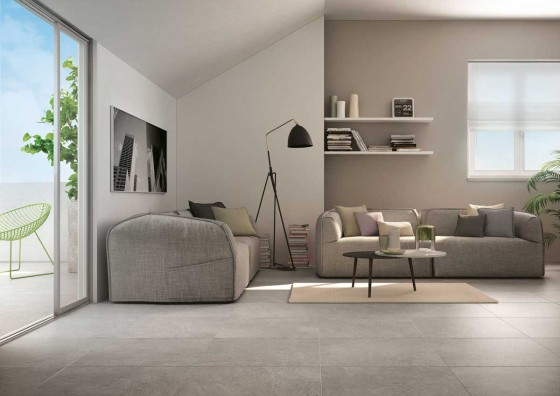 Surface Light Graphite In Rectified Porcelain Wall & Floor Tile 600x600mm