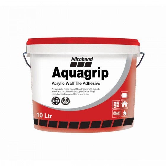 Nicobond Aquagrip Ready Mixed Tile Adhesive15kg