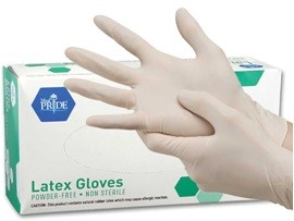 Medium Latex Powdered Gloves