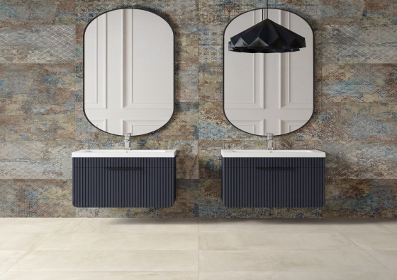 Hybrid White Natural Porcelain Wall & Floor Tile HB1 600x600mm
