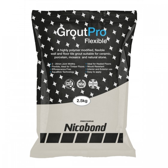 Nicobond Grout Pro Flexible Cream 2.5kg
