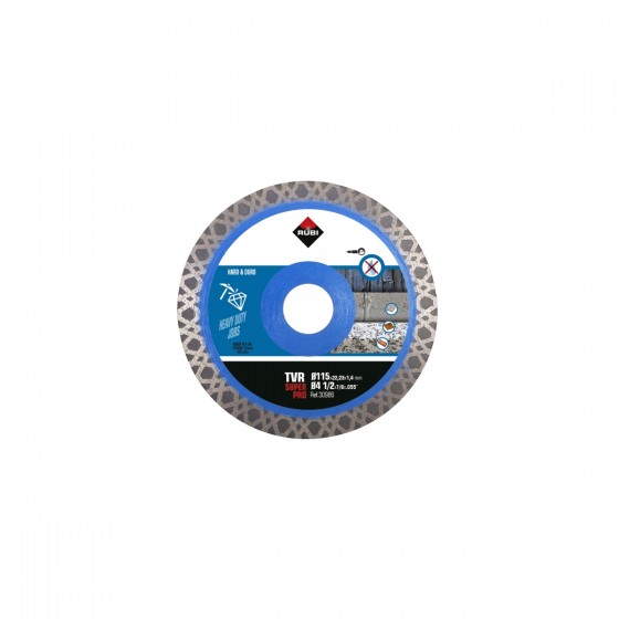 Rubi Hard Materials 2cm Tile Turbo Viper Diamond Blade TVR115 (30986)