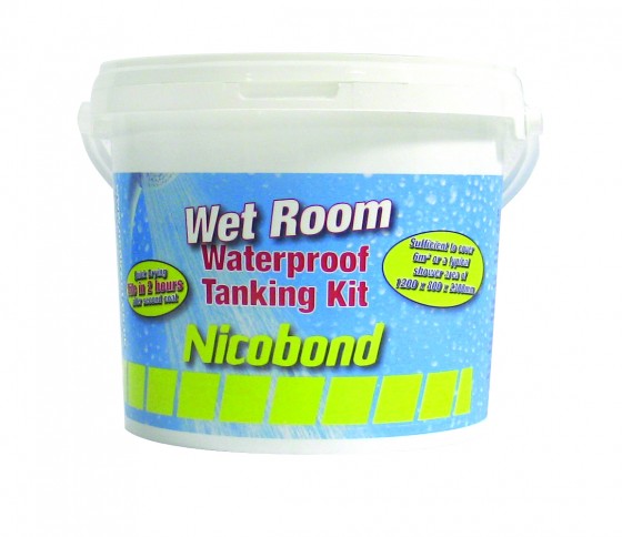 Nicobond Wet Room Waterproof Tanking Kit 6kg